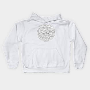 Circle doodle Kids Hoodie